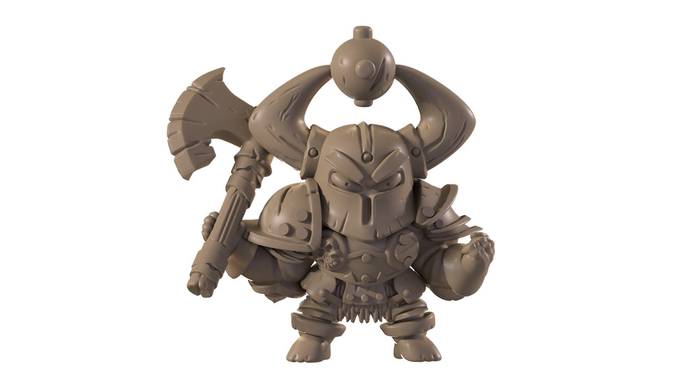 Capsule Chibi - Chaos Warrior