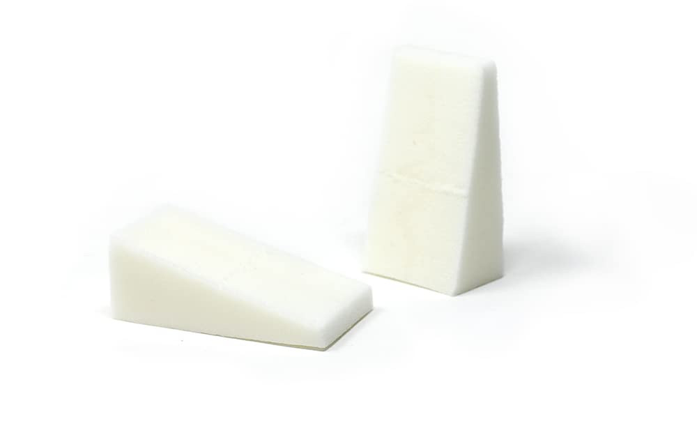 Cosmetic Rectangular Foam Wedges for Makeup Application and Blending, 192 Count