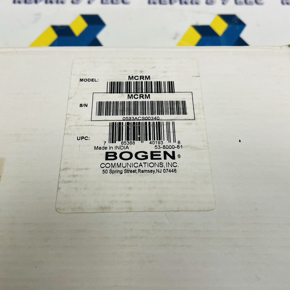 Bogen MCRM Relay Module Board 94-5350-10 REV C