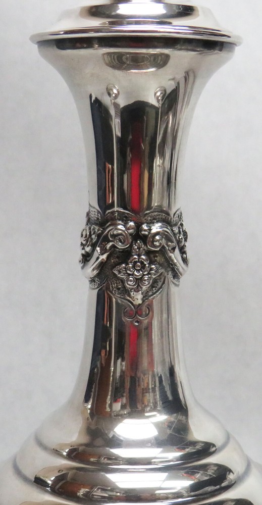 VINTAGE HAZORFIN STERLING SILVER 14" WINE DECANTER