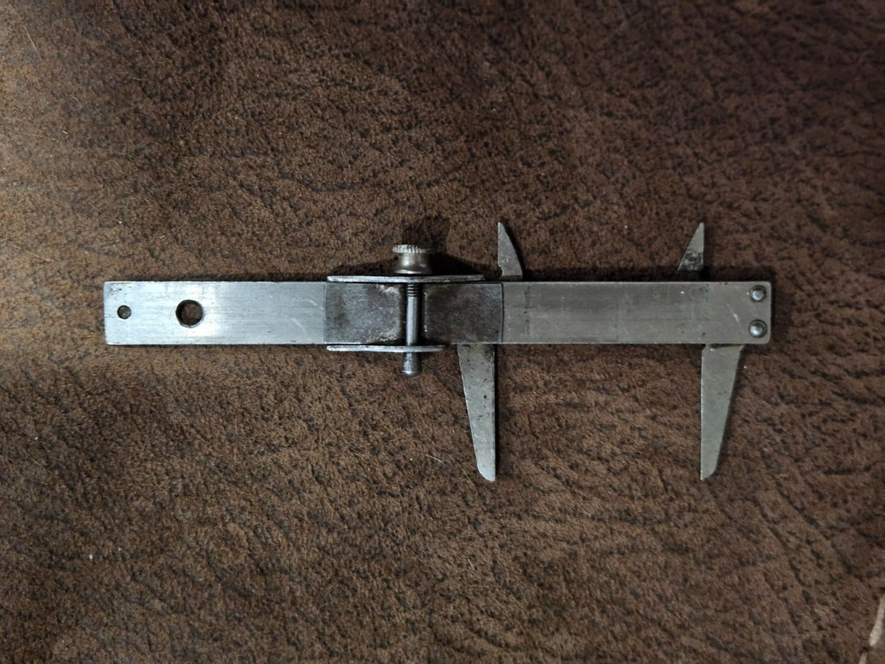 Vintage Slide Caliper machinist tool 3-4"