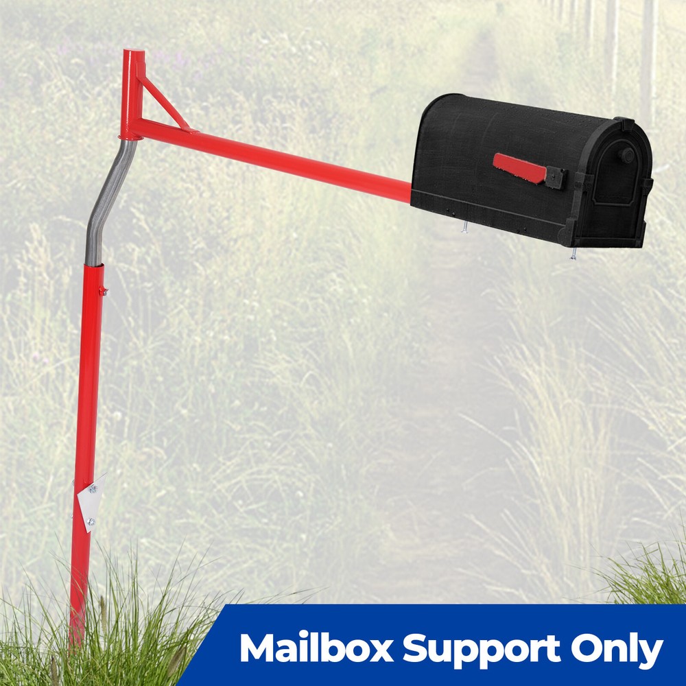 For Universal Mailbox Support-Powder Coated Galvanized Ideal for All Mailbox