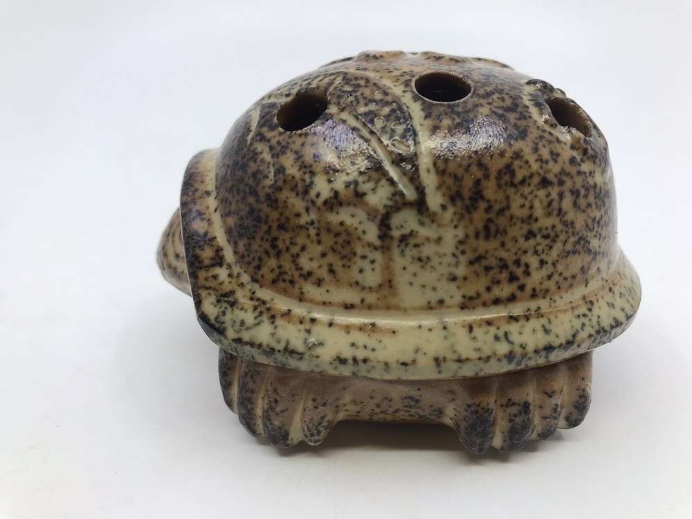 Vintage Turtle Incense Burner Ceramic Nice Condition No Chips