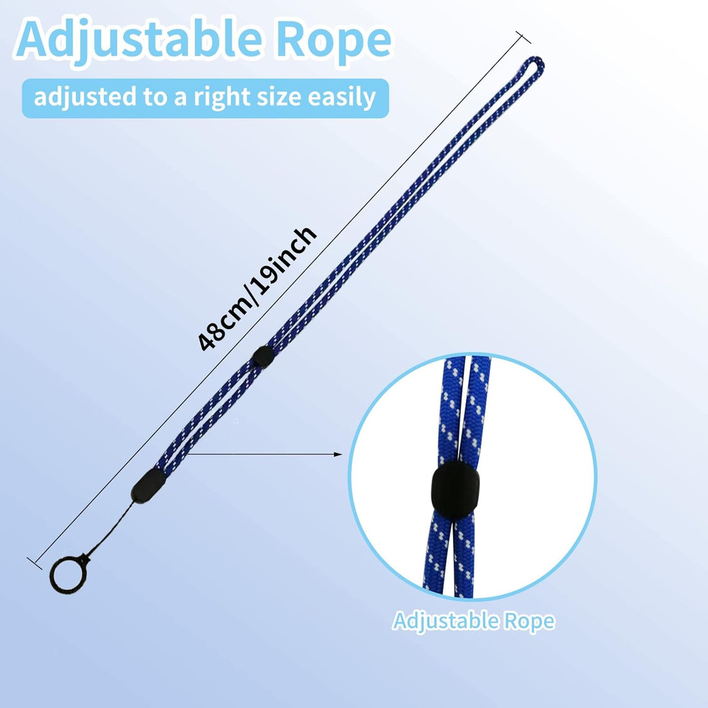 6 PCS Peritoneal Dialysis Transfer Device Holder Adjustable Neck Cord