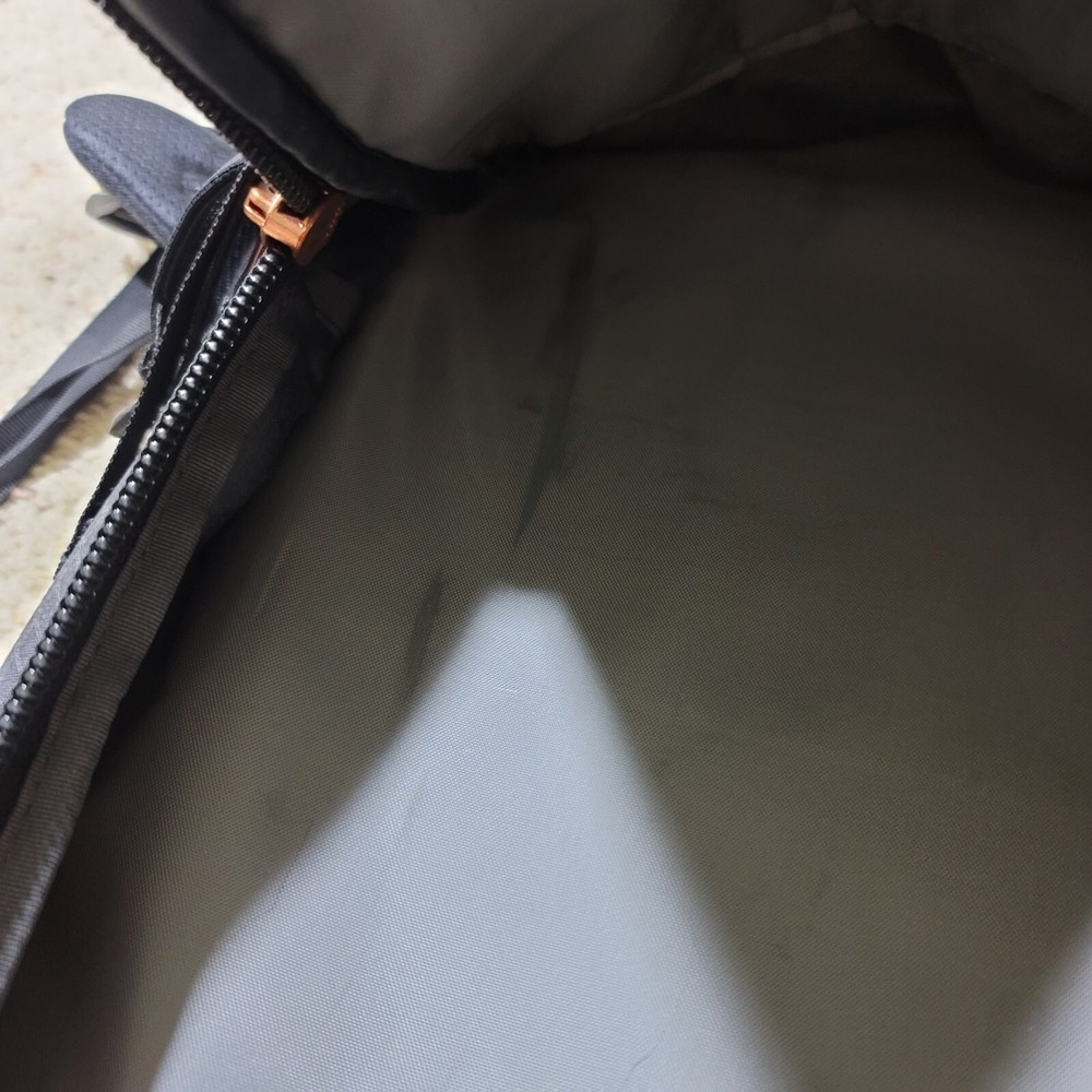 North Face Grey Black Recon Diamond Pattern Backpack