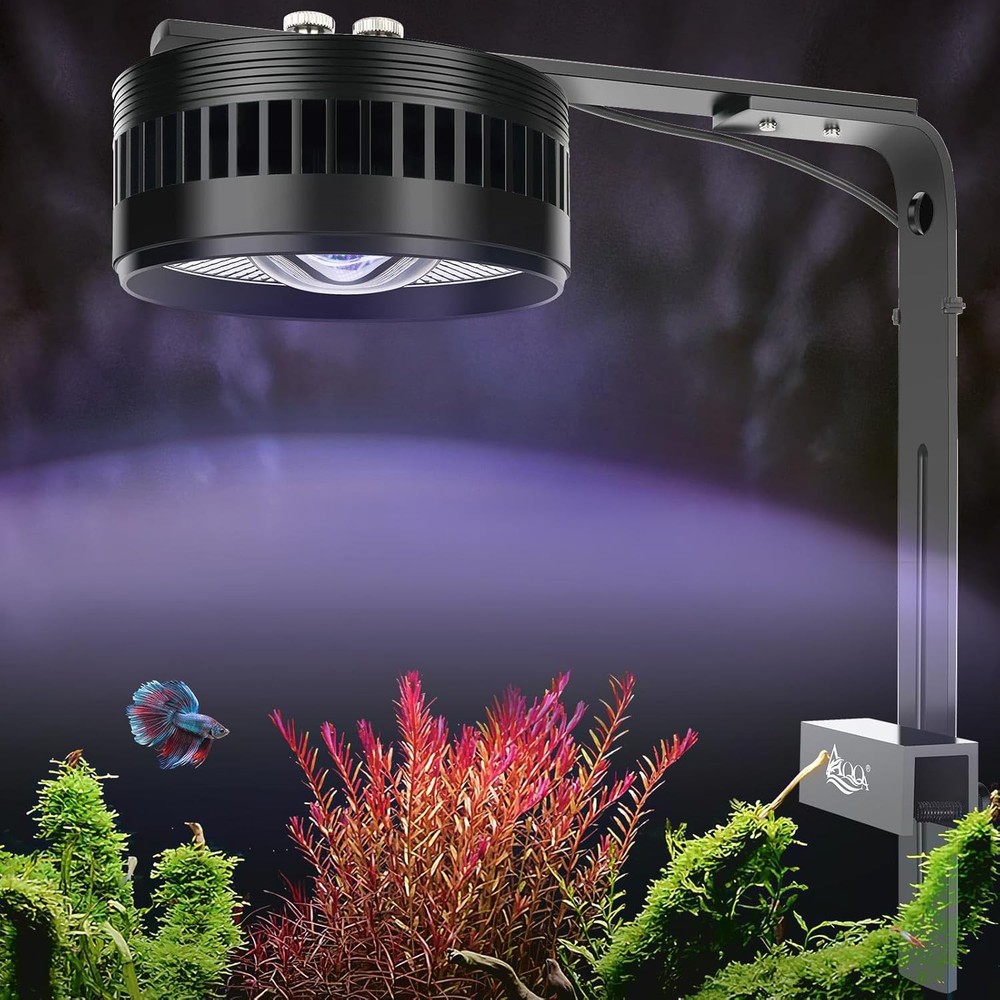 Aquarium Clip-On Stream Light with Controller, LED Fish Tank Light with 3 Modes