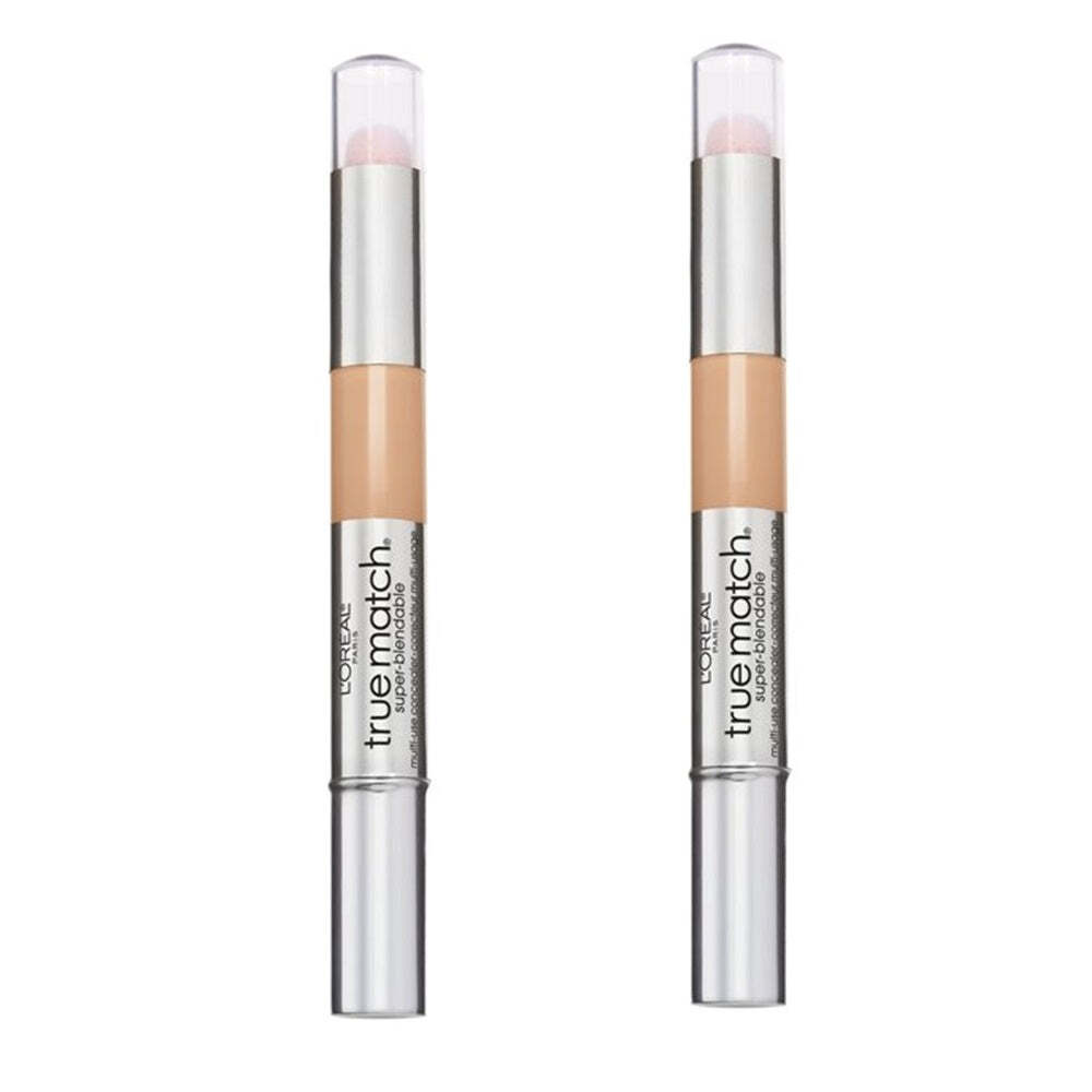 Pack of 2 L'oreal Super-Blendable Multi-Use Concealer Makeup, Medium n5-6