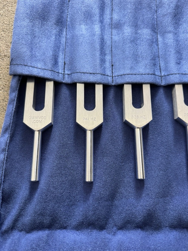 Omnivos 9 Sacred Solfeggio Tuning Fork Set