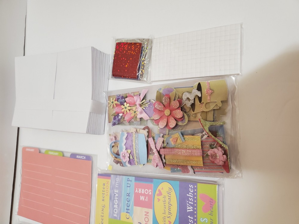 SR2 Card Making Kit In Blue Fabric Organizer Box
