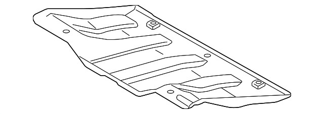 Genuine Land-Rover Lower Shield KRB000122