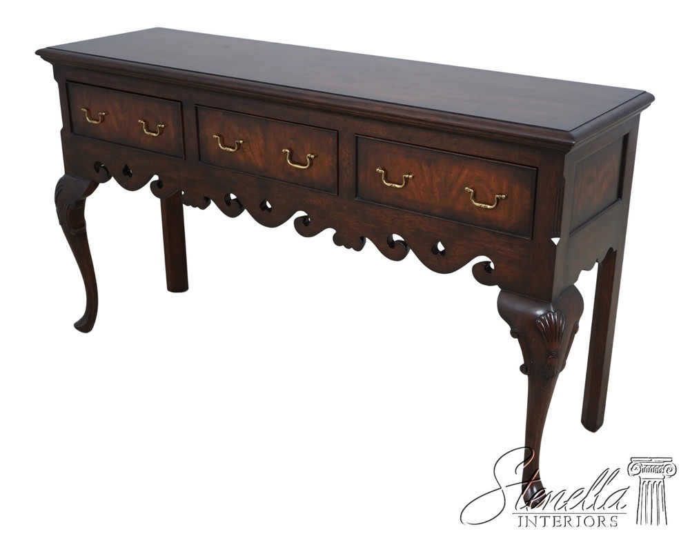 62560EC: MAITLAND SMITH George III Distressed Walnut Server