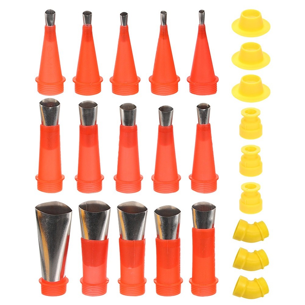 Caulking Nozzle Applicator Kit Reusable Finishing Tool Tips Nozzles