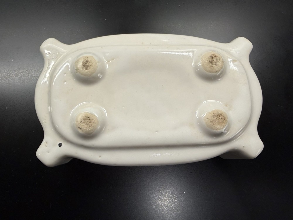 Vintage UPCO White Pottery Planter