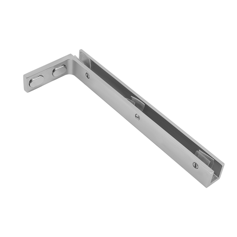 Glass Door L-Shape Stabilizing Bracket, Glass Support Bracket Stabilizer, Stabil