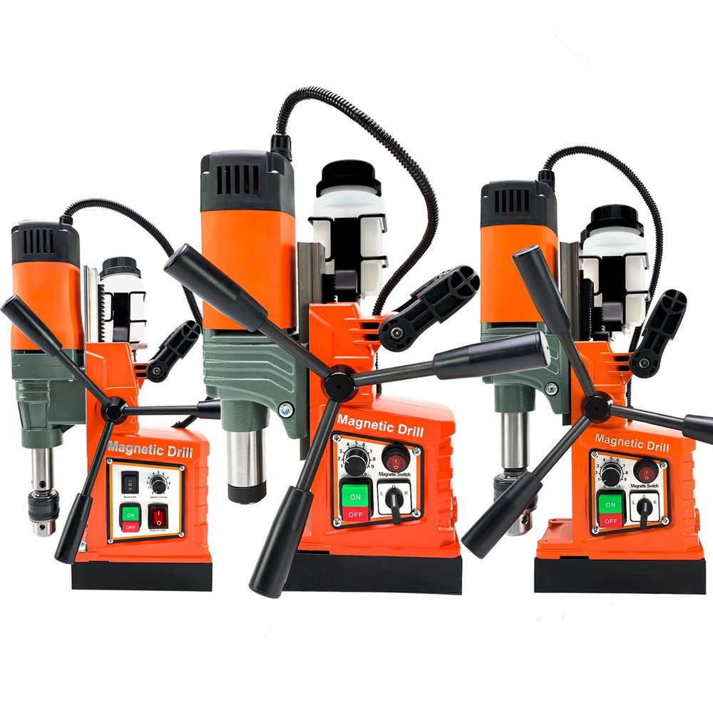 Magnetic Drill Press 1.6"/2"Core Drilling Mag Drill Power Electric Drill Machine