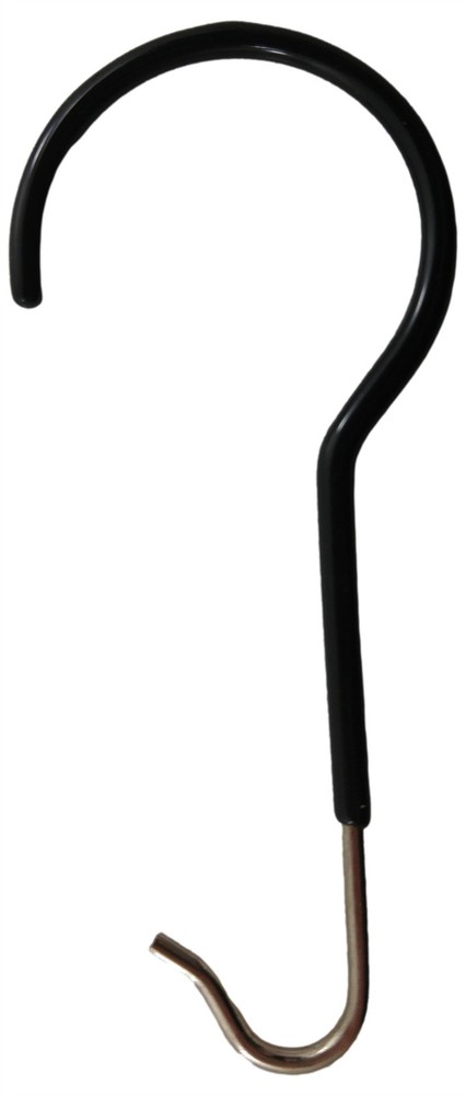RoadPro RPHH‑2 CB Microphone Hanger Hook – Metal with Plastic‑Coated Hook