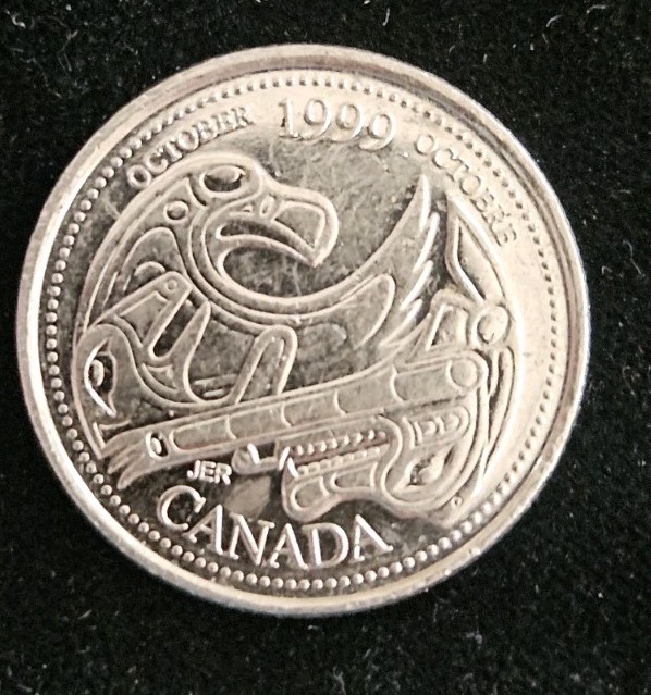Canada 25 Cents 1999  October