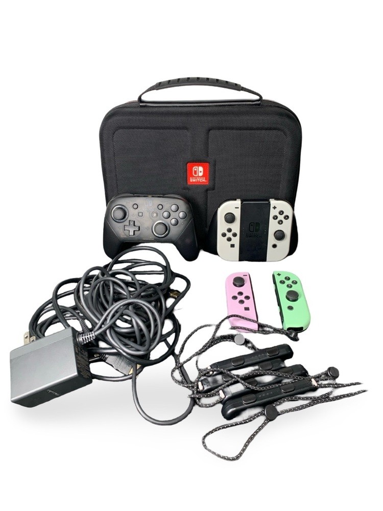Nintendo Switch Accessory Bundle – Controller, 4 Paddles, Power & HDMI Cords