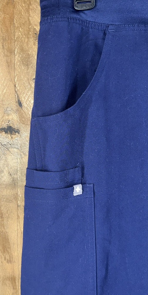 Figs Technical Collection Scrub Set Pants Top Dark Blue Medium