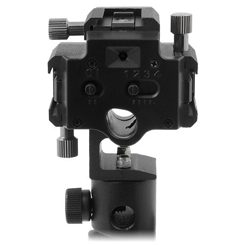 Triple Flash Umbrella Bracket w/ Light Stand Mount - Optical or PC Sync Trigger