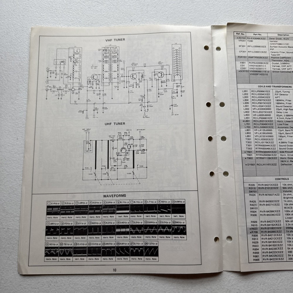 Sharp Color Television Model XR-19SR Preliminary Service Manual
