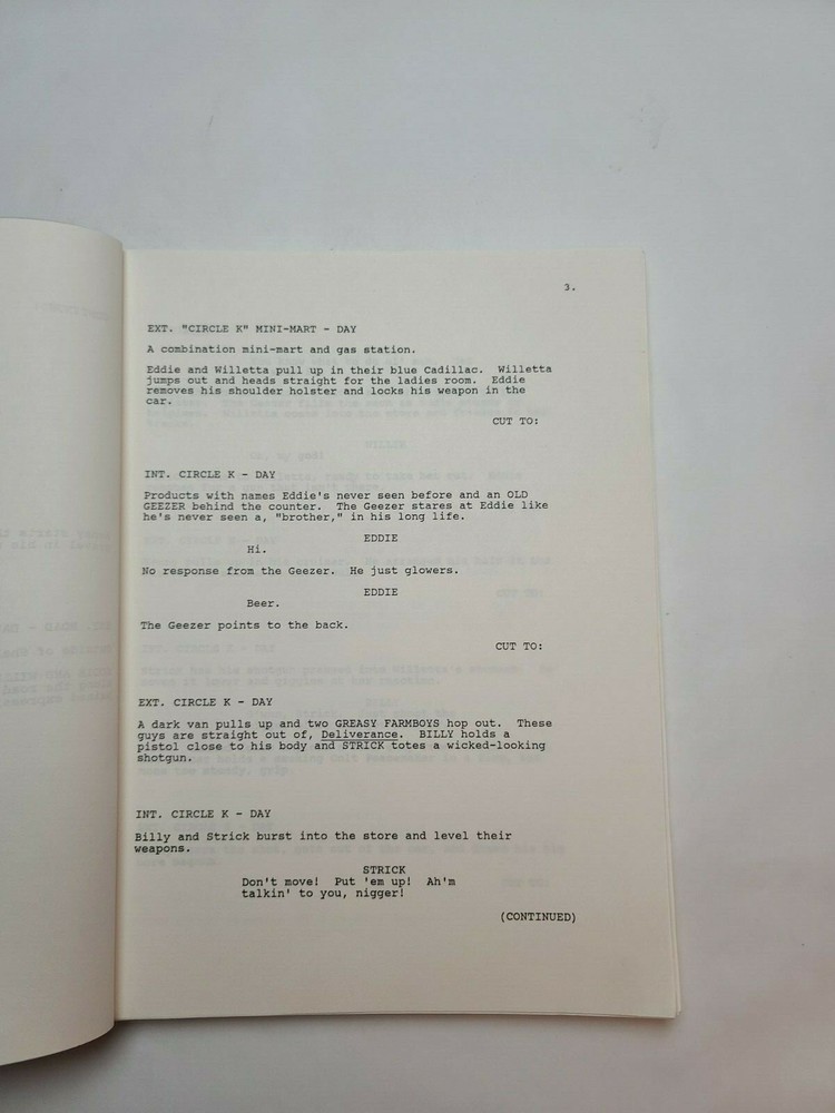 DEAD RUN / Doug MacHugh & Robert Winley 1990 Unproduced Movie Script Screenplay