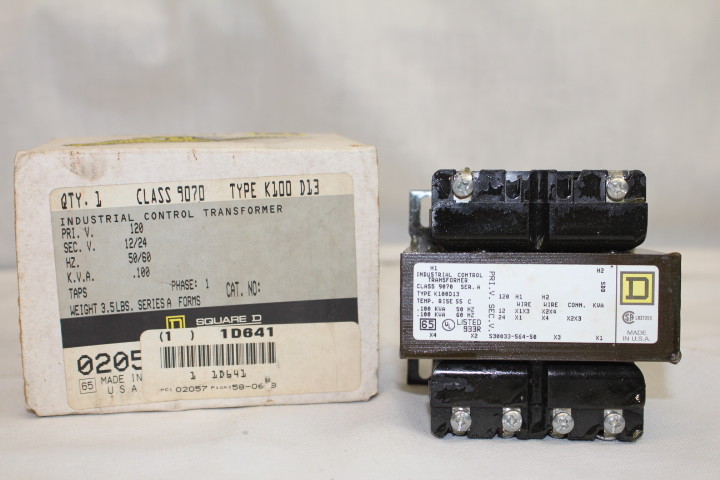 NOS NEW 3 Square D Class 9070 Industrial Control Transformers Series A Forms
