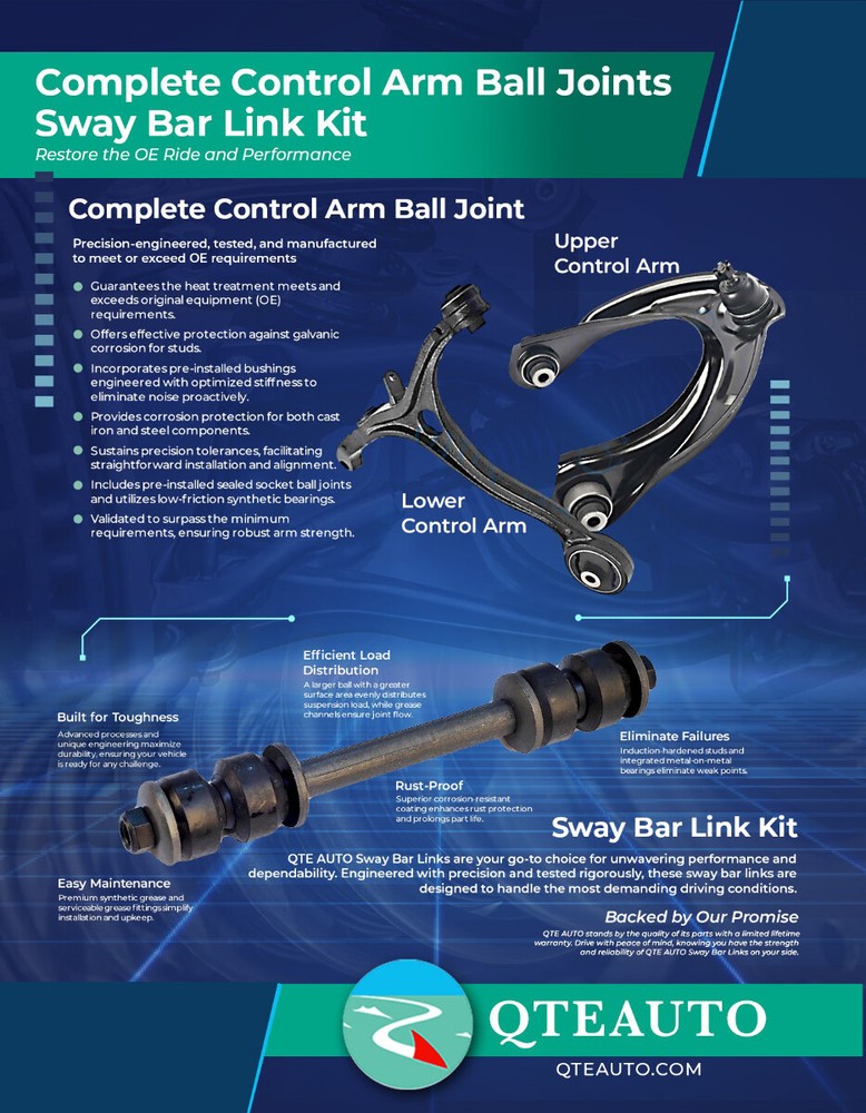 Front Right Lower Control Arm Ball Joint For 2007-2016 GMC Acadia