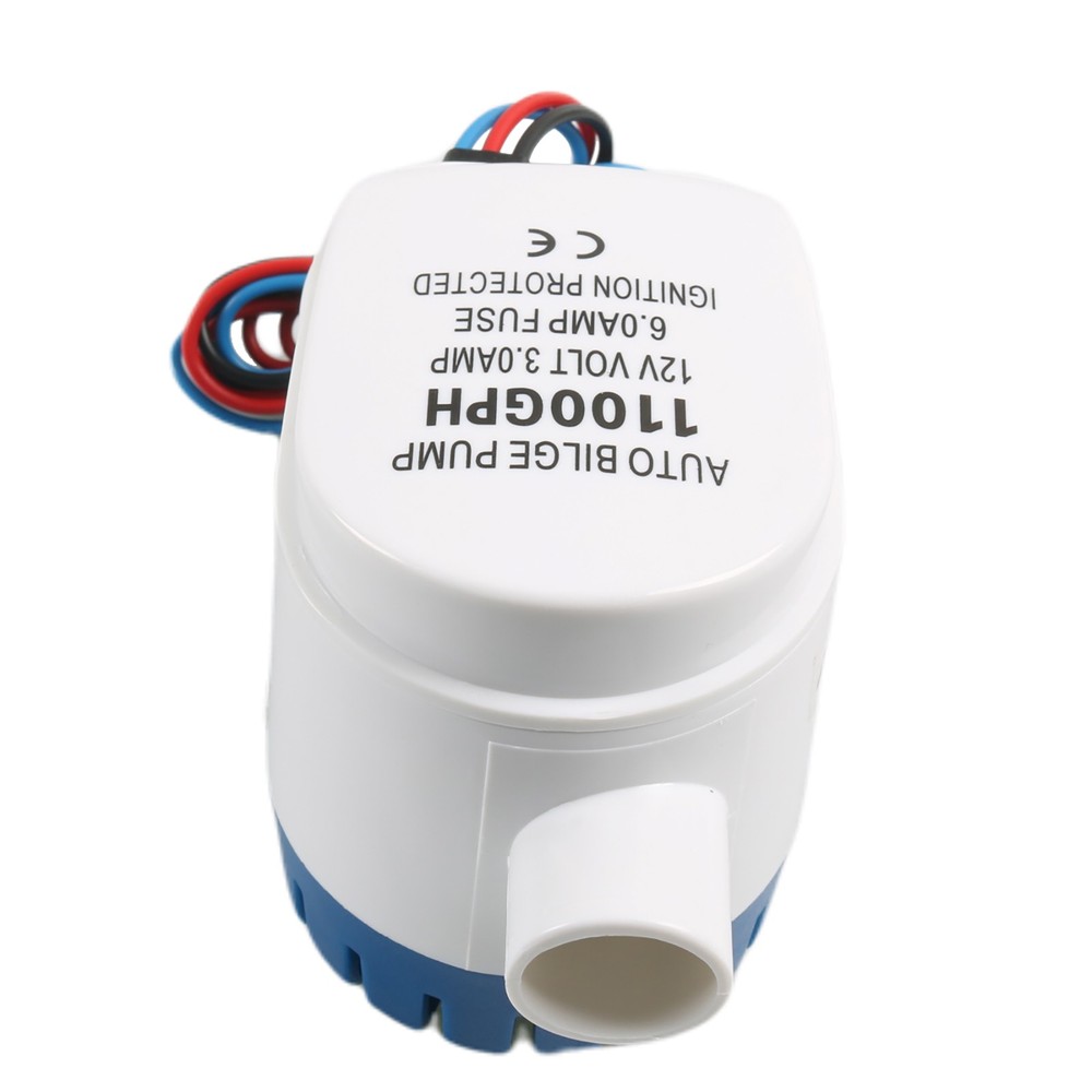 Automatic Boat Bilge Pump 1100GPH Auto Submersible Electric Water Pump Accessory