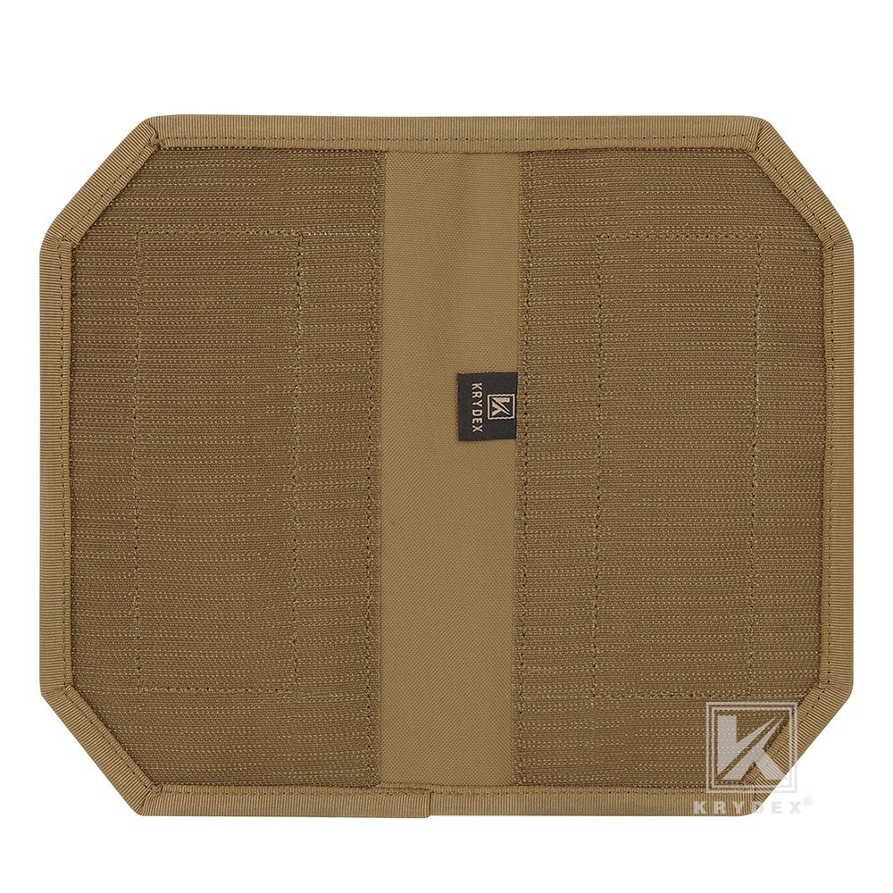 KRYDEX Tactical Organizer Panel Hook Backed Admin EDC Holder Lightweight Coyote