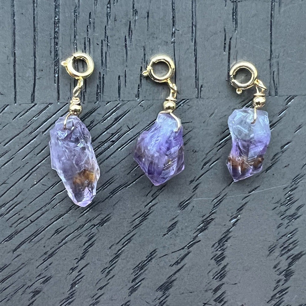 (ONE) Rutilated Amethyst pendant