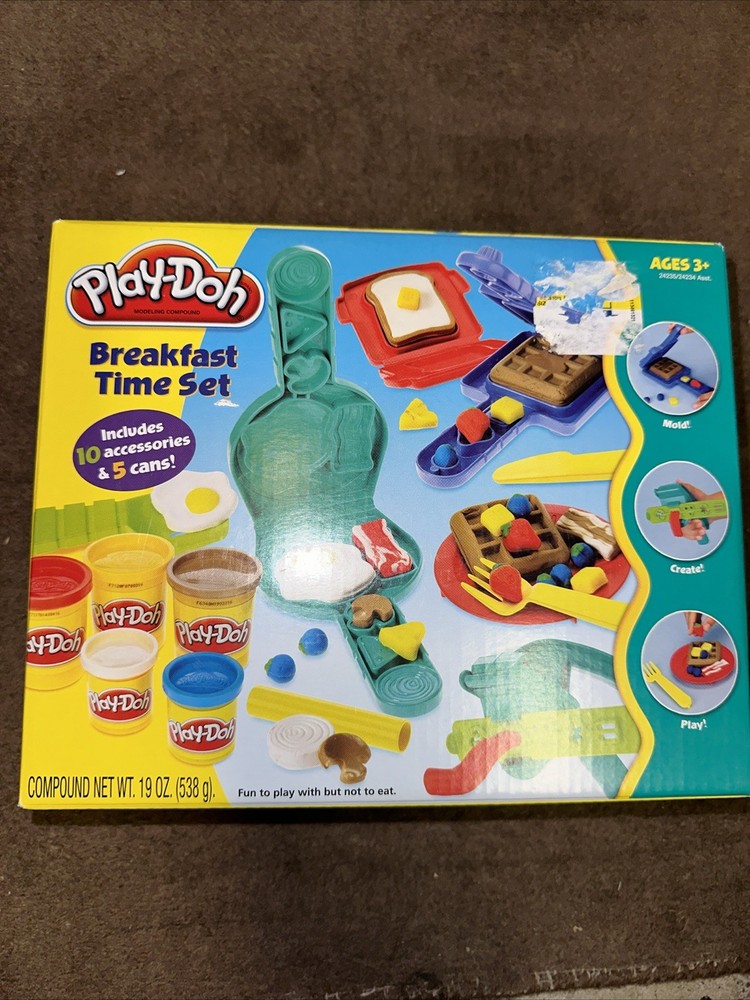 Play Doh Breakfast Time Set, 2015 New