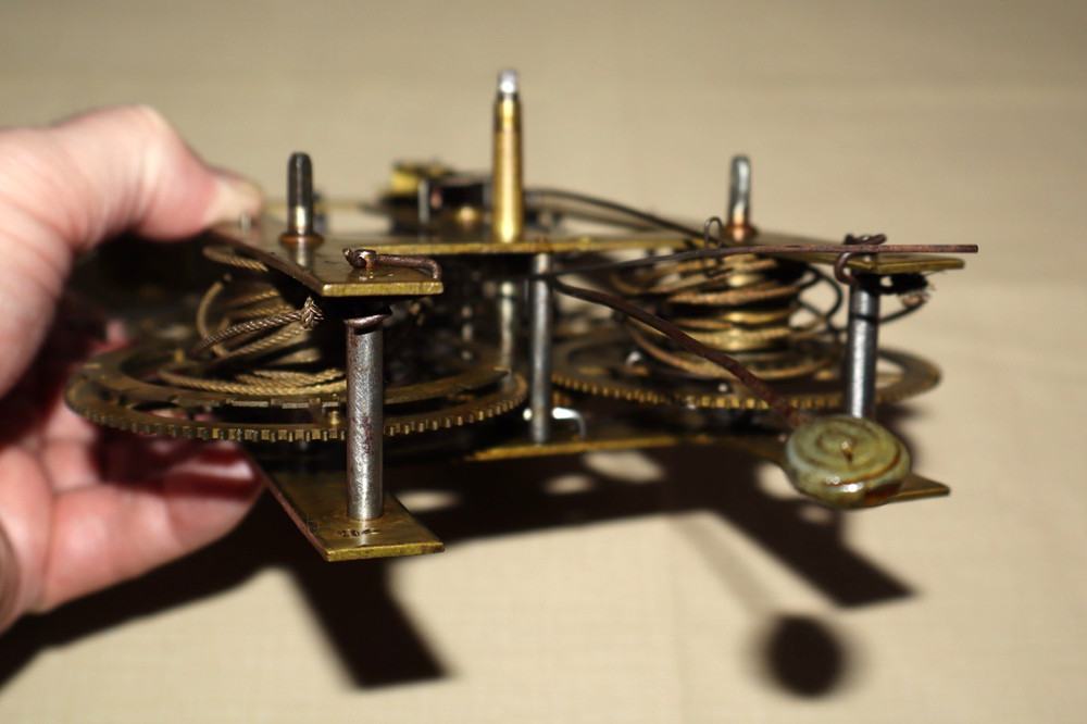 Antique Forestville 8 Day Weight Driven Clock Movement