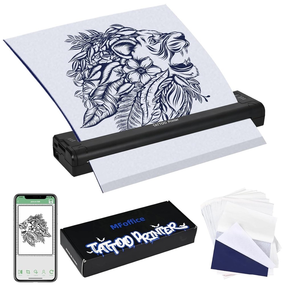 MFoffice MF108 Bluetooth Tattoo Stencil Printer