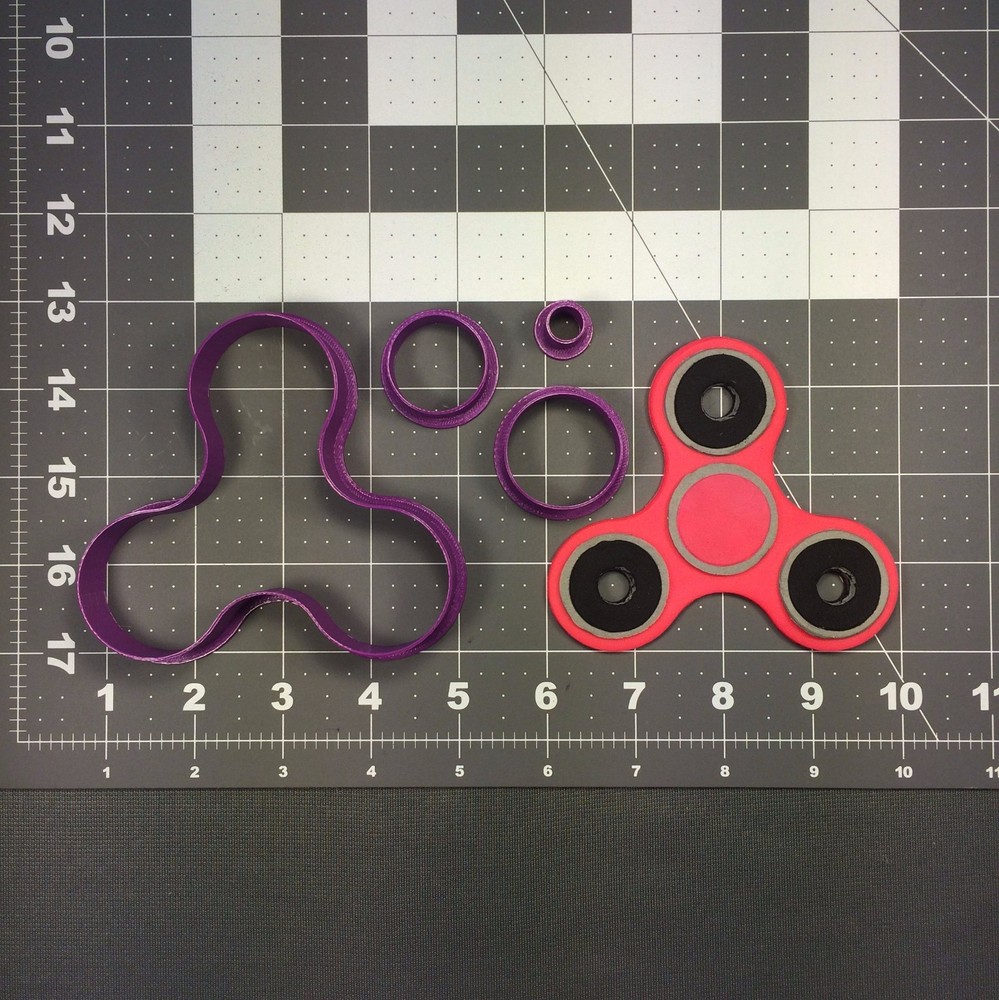 Fidget Spinner 100 Cookie Cutter Set