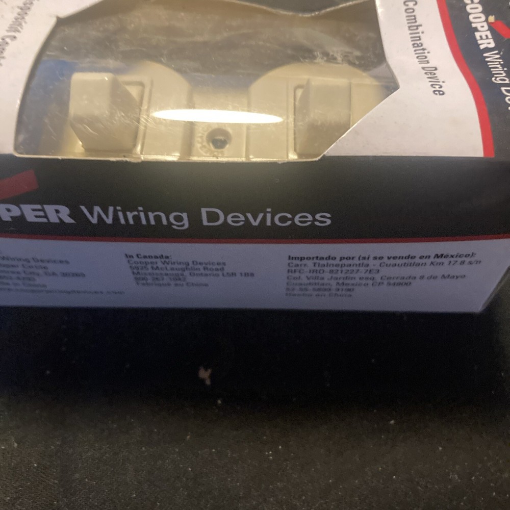 Cooper combination switch single pole switches 271V-BOX