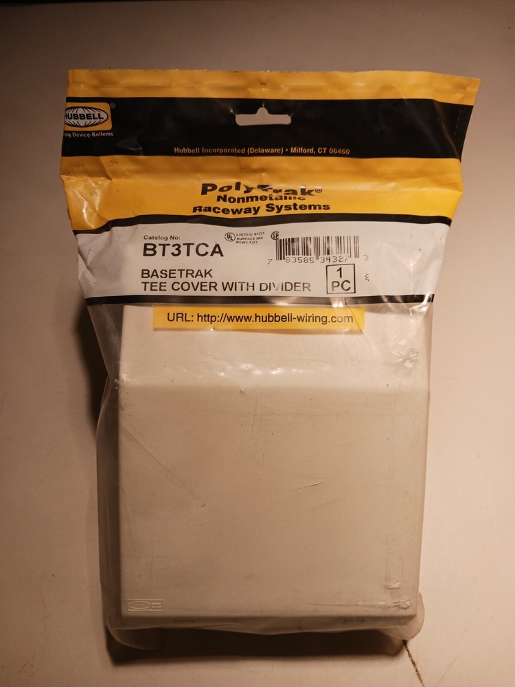 HUBBELL POLYTRAK BT3TCA TEE WITH DIVIDER
