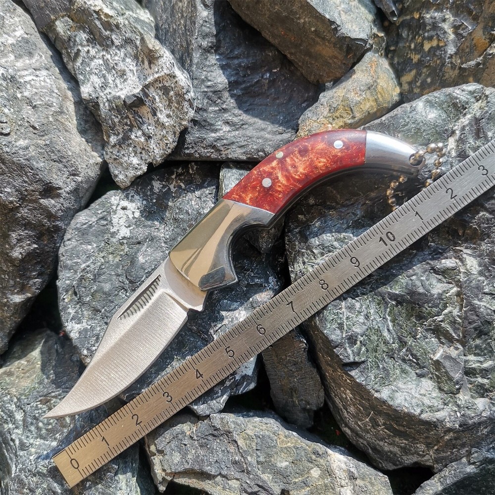 Outdoor Folding Knife Mini Multi-function Key Chain Pendant Pocket Knife Tool