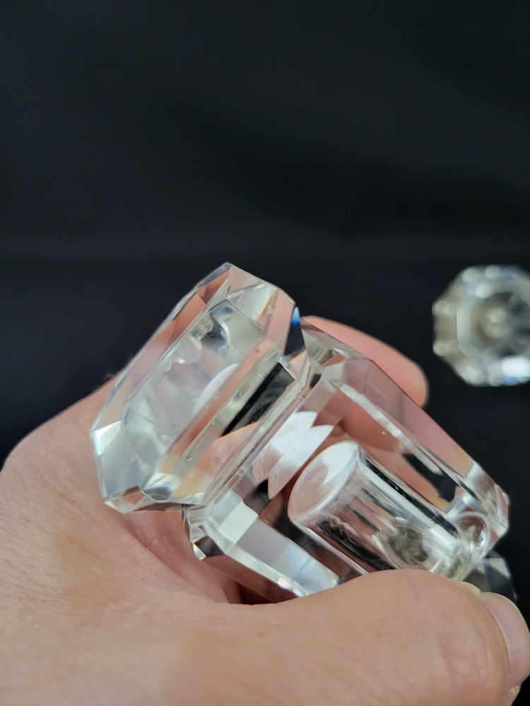 Crystal Perfume Set With Screw Top Applicator Oleg Cassini?