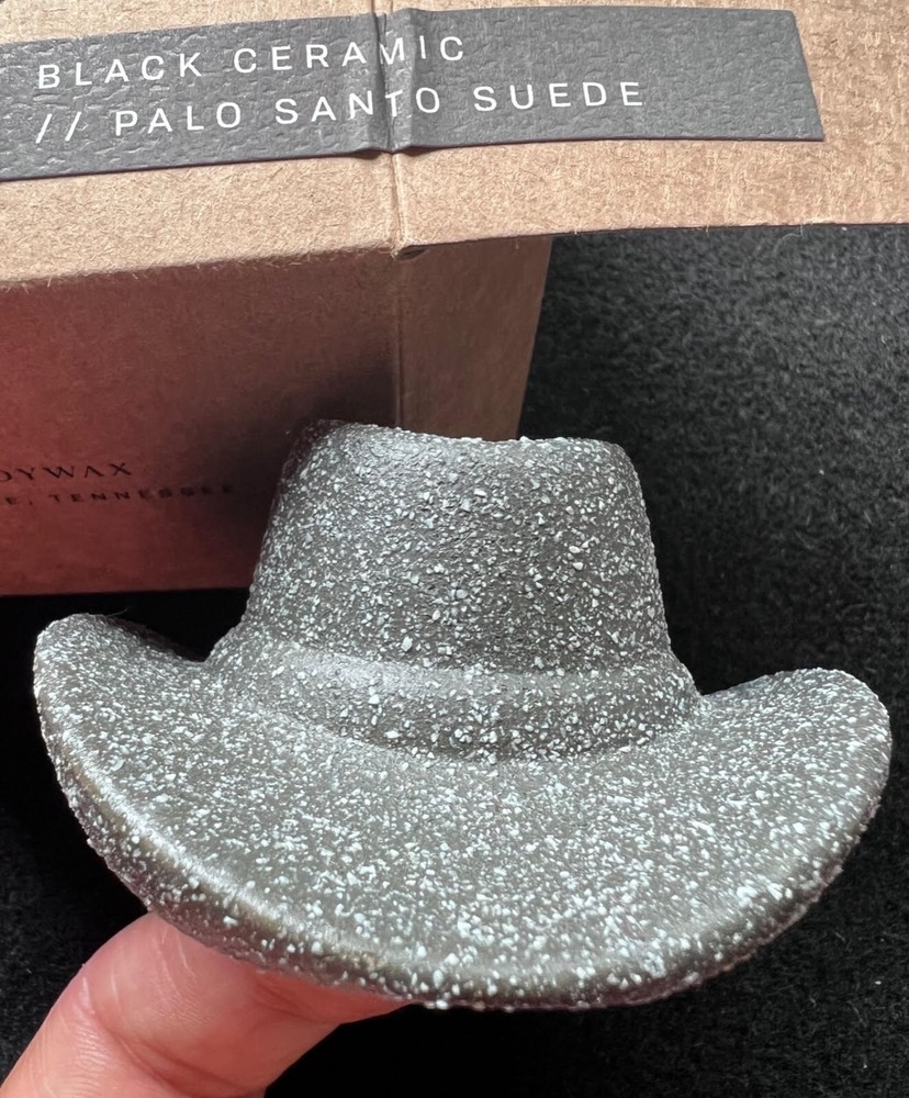 Cowboy Hat Incense Holder - Black