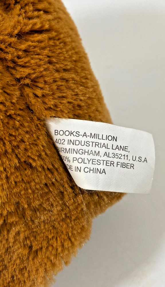 Books A Million Brown Monkey Plush Hand Puppet