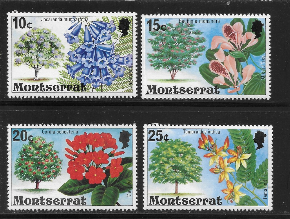 MONTSERRAT SC 340-354 MINT NEVER HINGED