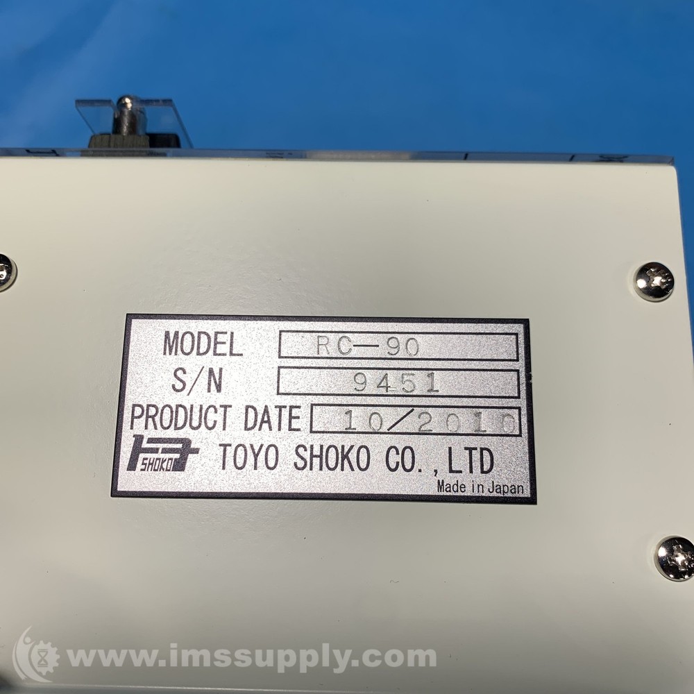 Toyo RC-90 Digital Comparator FNIP
