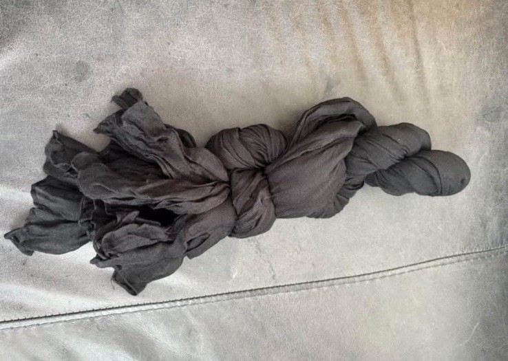 Black Muslin Table Runners 6ft 15 Count Wedding Table Runners