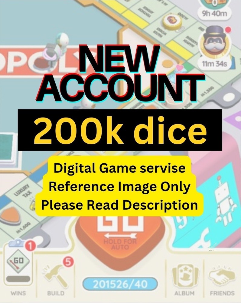 Monopoly GO Account 200k Dice - Ready To Use