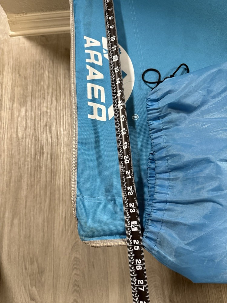 ARAER CAMPING COT, Light Blue, 450LB RATING