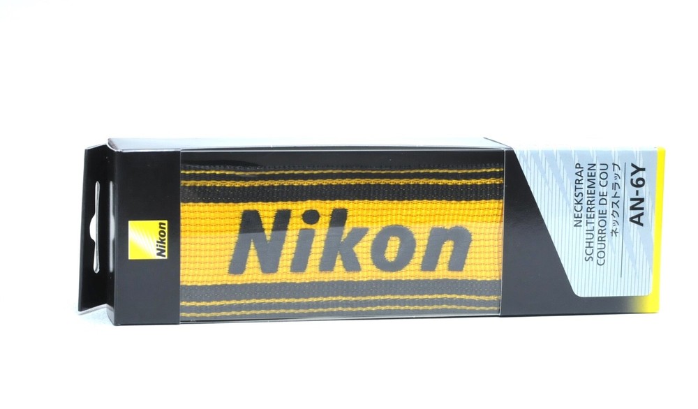 Nikon OEM AN-6Y Wide Camera Neck Strap Yellow