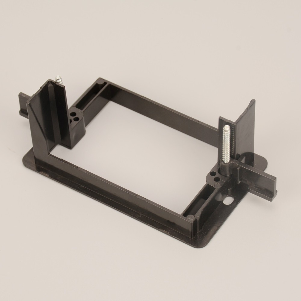 25pcs Single Gang Low Voltage Mounting Bracket Black for Low Voltage Cables