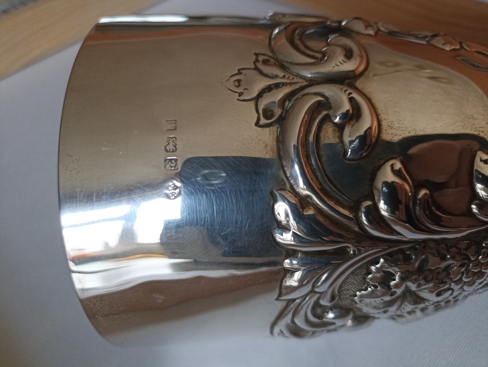 Edwardian Hallmarked Sterling Silver Goblet