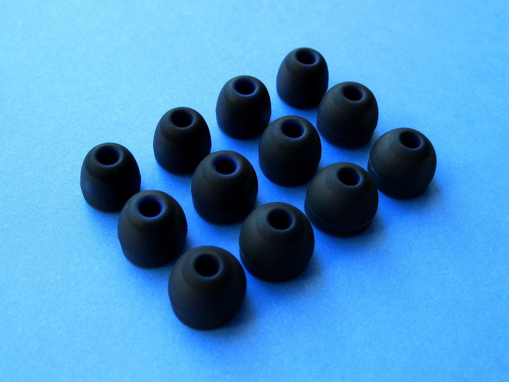 12pcs (B)- S/M/L Replacement Earbuds Eartips Set Compatible with small, B
